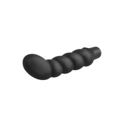 Prostate Stimulator Ribbed P-Spot Vibe Black