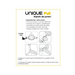 Pull Condoms with Straps No Latex 3 pcs