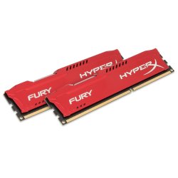 Kingston Hyperx Fury Red 8Gb 1600Mhz Ddr3 Ram 2 X 4 GB