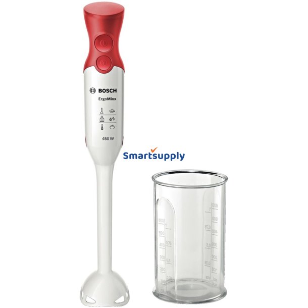 Bosch Msm64010 Blender Dykblender 450 W Rd, Hvid