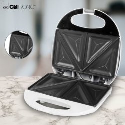 Clatronic ST 3477 sandwichtoaster 750 W Hvid
