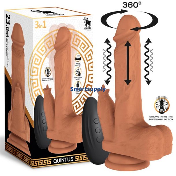 Quintus Dildo with Thrusting, Waving and Vibration 9 - 23 cm
