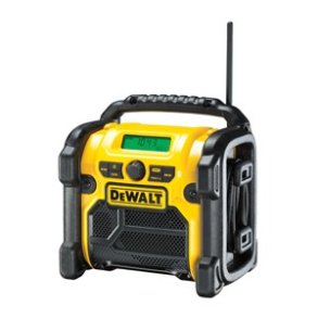 DeWALT DCR019-QW radio Arbejdsomrde Sort, Gul