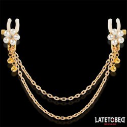 Rearl nipple clamps with Chain