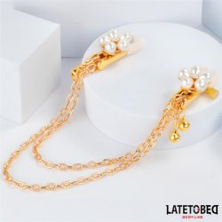 Rearl nipple clamps with Chain