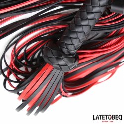 Red Black  Flogger 65 cm