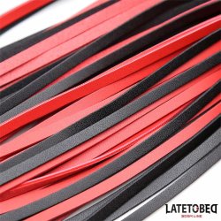 Red Black  Flogger 65 cm