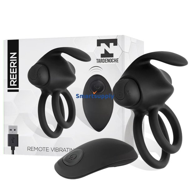 Reerin Dual Vibrating Ring USB Remote Control USB Silicone