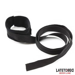 Restraint 3 Pieces Set Blindfold, Anklecuffs and Wristcuffs Adjustable
