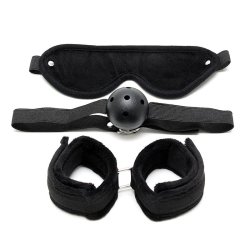 Bondage Set 3 Pieces Black