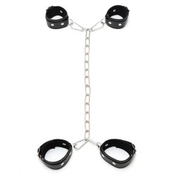 Cuffs  with Metal Chain Adjustable