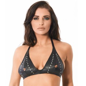 Leather Bra One Size