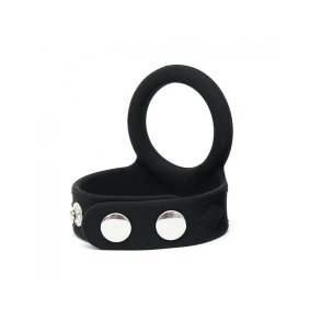 Penis Strap with Cockring Silicone - M/L