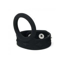 Penis Strap with Cockring Silicone - M/L