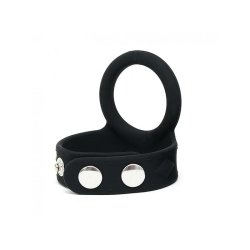 Penis Strap with Cockring Silicone - S/M