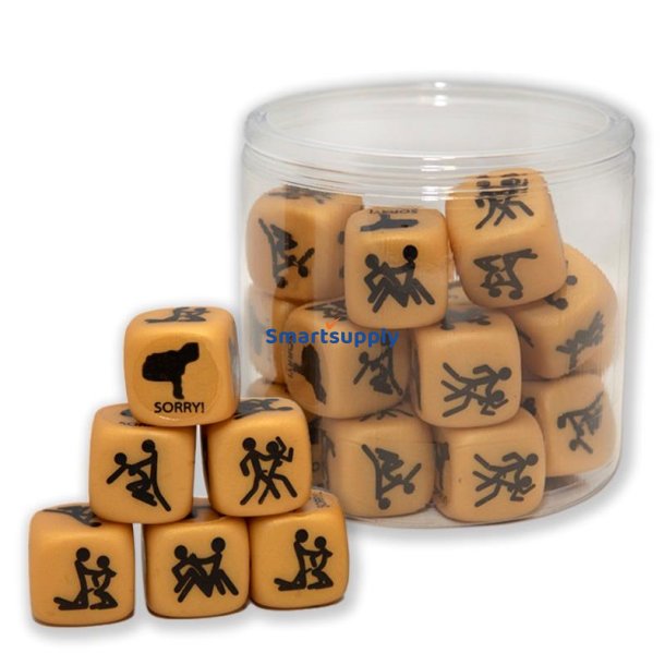 Rubber Hard Dice Gold Edition Hetero Version 1 Die
