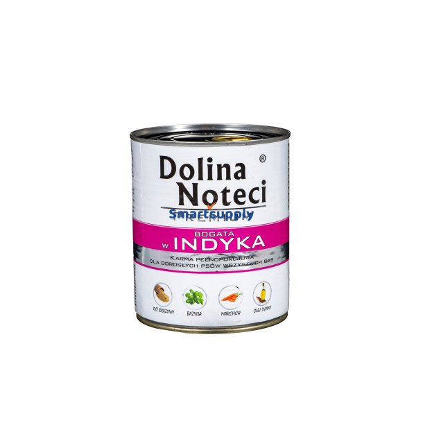 Dolina Noteci Premium Rig P Kalkun - Vdfoder Til Hunde - 800 G