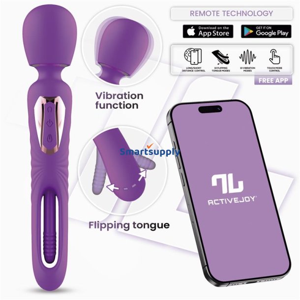 Salma Wand with Flipping Tongue and Vibration with App