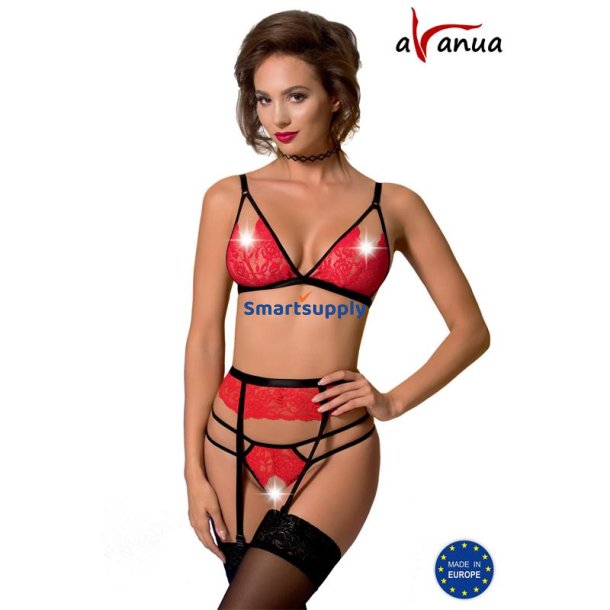 SALOME Set Red/Black - S/M