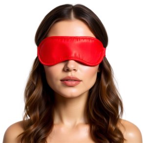 Satin Blindfold Red