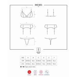 Set 3 Pieces Black/Blue - S/M