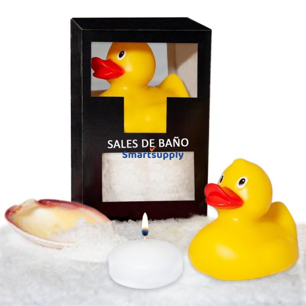 Set Bath Salts Coconut Duck, Candle and Shell 150 gr