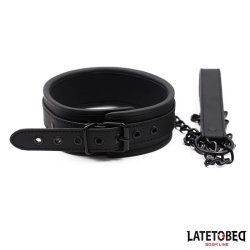 Set Collar and Leash Neoprene Black