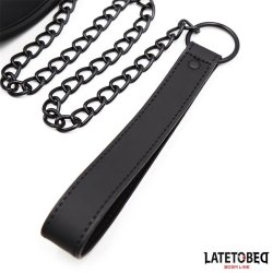 Set Collar and Leash Neoprene Black