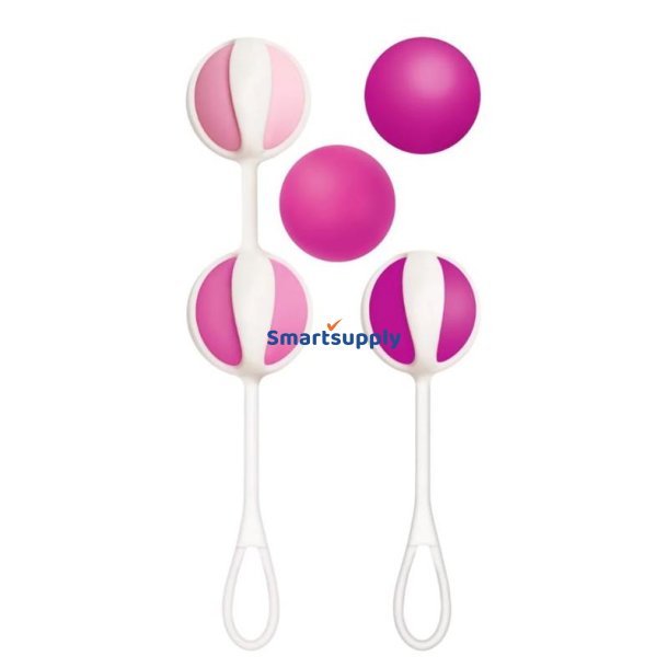 Set of 5 Geisha Balls3 Sugar Pink