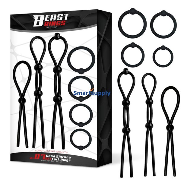 07 Set Solid Silicone Cock Rings