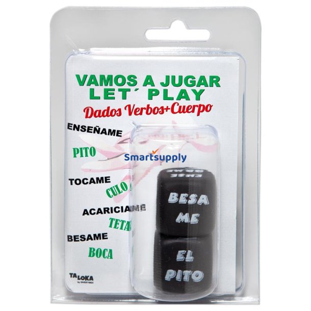 Set of action dice and a doby parts dice.