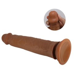 Sharife Dildo Sliding Skin-Retractil 25 cm