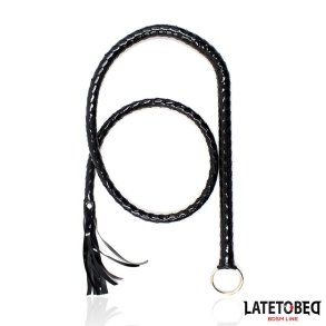 Shiny Black Long Whip 138cm