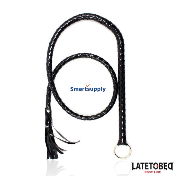 Shiny Black Long Whip 138cm