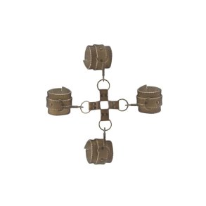 Shots Ouch! Brown Hogtie