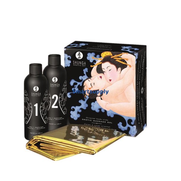 Shunga Massaje Gel Kit Exotic Fruits Aroma