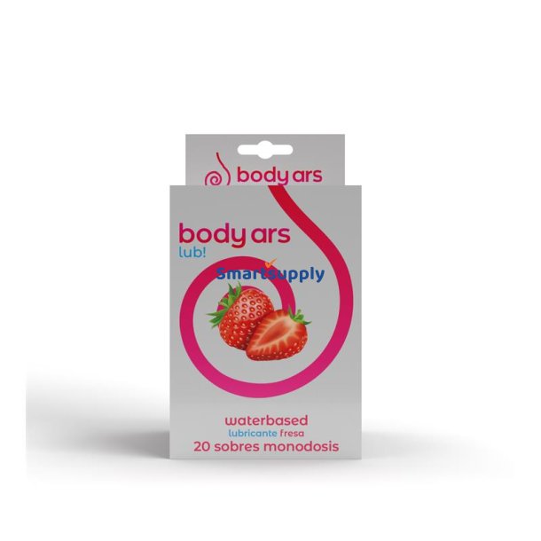 Single-dose Water-Based Lubricant Gel Acid Strawberry 20 x 4 ml