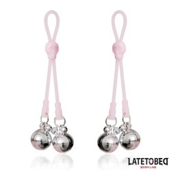 Skull Nipple Clamps with Ring Bells