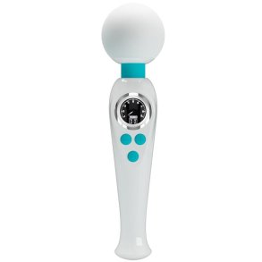 Skyler Massager Wand with Digital Screen White
