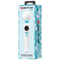 Skyler Massager Wand with Digital Screen White