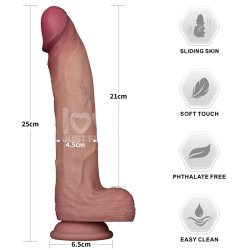 Sliding PRO II Dildo Sliding Skin Dual-layer 10
