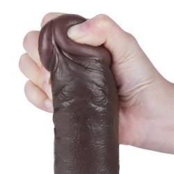 Sliding Skin Dual Layer Dildo 9.5