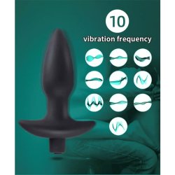 Spear Vibrating Anal Plug USB Silicone