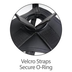 Strap-On Harness Two Cocks One Hole 7 Tan