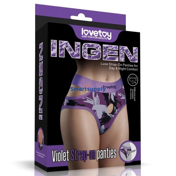 Strap-on Panties Violet - XL-XXL