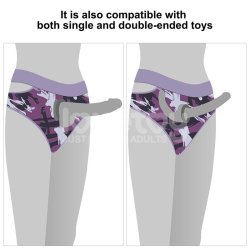 Strap-on Panties Violet - XL-XXL