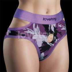 Strap-on Panties Violet - XL-XXL