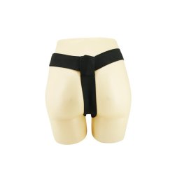 Strap-on with Silicone Dildo Black