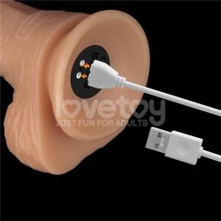 Strap On with Vibrating Dildo 8.5 - XS/S/M