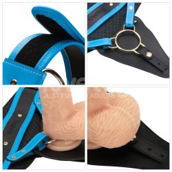 Strap On with Vibrating Dildo 9.5 - XS/S/M